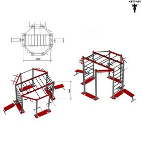 Уличный комплекс для взрослых и подростков