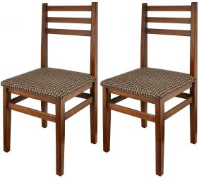 Комплект стульев (2шт) KETT-UP ECO LUKAS (ЛУКАС) цвет орех, массив бука