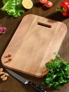 Разделочная доска KETT-UP ECO WOOD & FOOD 21*30см деревянная гладкая с прорезью